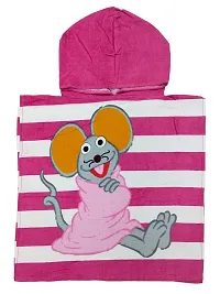 Athom Trendz Mouse Kids Hooded Bath Towel Poncho 50x100 cm-thumb2