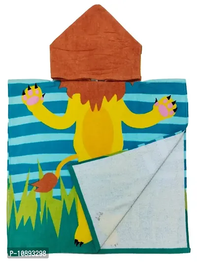 Athom Trendz Lion in Jungle Kids Hooded Bath Towel Poncho 60x120 cm-thumb5