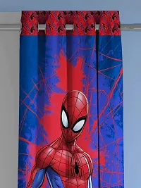 Athom Living Marvel Spiderman Kids Window Curtain 4x5 ft Pack of 1-thumb1