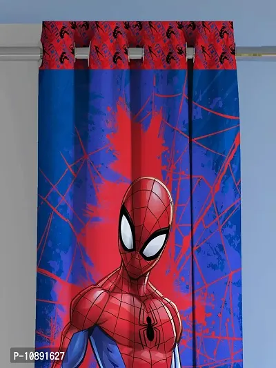 Athom Living Marvel Spiderman Kids Window Curtain 4x5 ft Pack of 1-thumb2