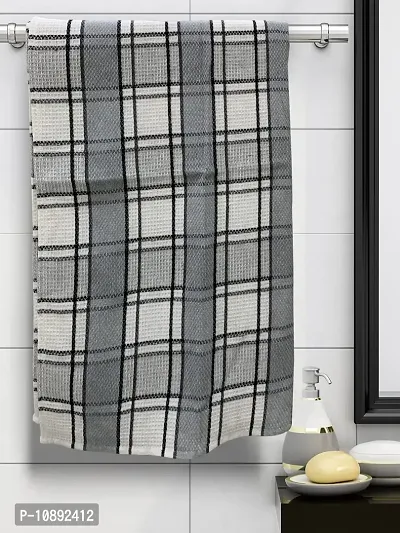 Athom Living Ecosaviour Premium Cotton Bath Towel Ambassador Grey (Pack of 2)-thumb2