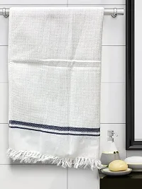 Athom Living Ecosaviour Premium Cotton Bath Towel Pearl White (Pack of 6)-thumb1