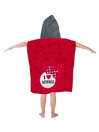 Athom Trendz Minnie in Red Kids Hooded Bath Towel Poncho 55x110 cm-thumb1