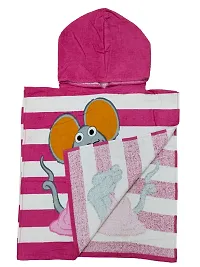 Athom Trendz Mouse Kids Hooded Bath Towel Poncho 50x100 cm-thumb4