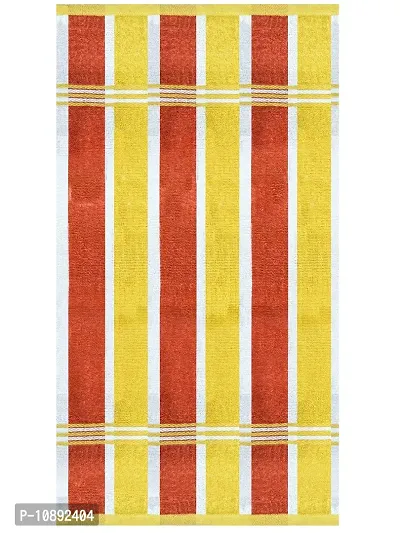 Athom Trendz Ecosaviour Striped Cotton Bath Towel 70x140 cm Multicolour Pack of 5-thumb2