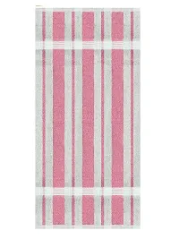 Athom Trendz Ecosaviour Striped Cotton Bath Towel 70x140 cm Multicolour Pack of 6-thumb1