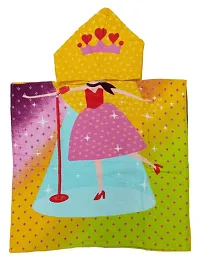 Athom Trendz Princess Magic Kids Hooded Bath Towel Poncho 60x120 cm-thumb2