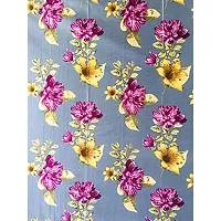 Athom Living Eazy Home Premium Polyester Designer Floral Door Curtain 7ft Pack of 2- EZ-002- DC1- C2-thumb2