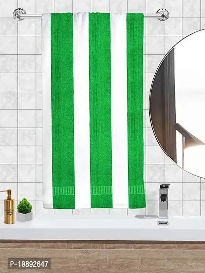 Athom Trendz Ecosaviour Striped Cotton Bath Towel 70x140 cm Multicolour Pack of 2-thumb2