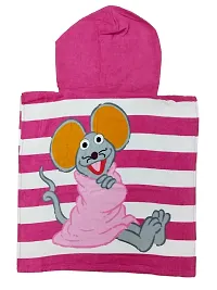 Athom Trendz Mouse Kids Hooded Bath Towel Poncho 50x100 cm-thumb3