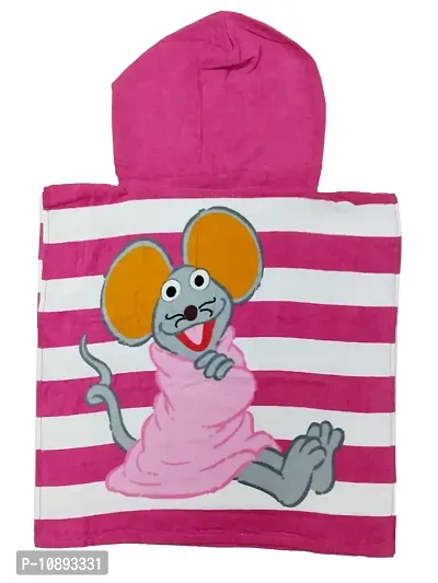 Athom Trendz Mouse Kids Hooded Bath Towel Poncho 50x100 cm-thumb4
