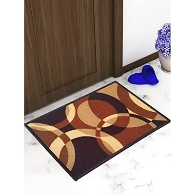 Athom Trendz Living Premium Anti Skid Nylon Doormat, 37x57 cm, Multicolour