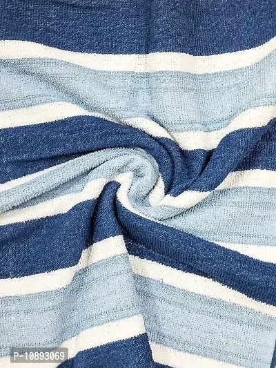 Athom Trendz Ecosaviour Striped Cotton Bath Towel 70x140 cm Multicolour Pack of 4-thumb3