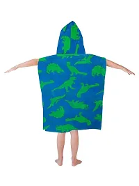 Athom Trendz Dinosaurs Kids Hooded Bath Towel Poncho 60x120 cm-thumb1