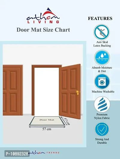 Athom Living Premium Anti Skid Doormat 37x57 cm Pack of Two-thumb5