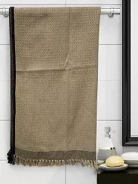 Athom Living Ecosaviour Premium Cotton Bath Towel Waffle Beige (Pack of 2)-thumb1