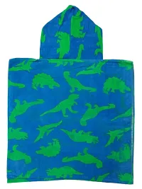 Athom Trendz Dinosaurs Kids Hooded Bath Towel Poncho 60x120 cm-thumb3