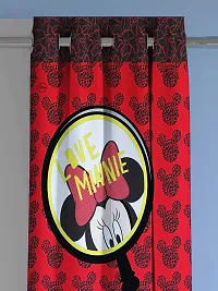 Athom Living Disney Minnie Kids Door Curtain 4x7 ft Pack of 1-thumb1