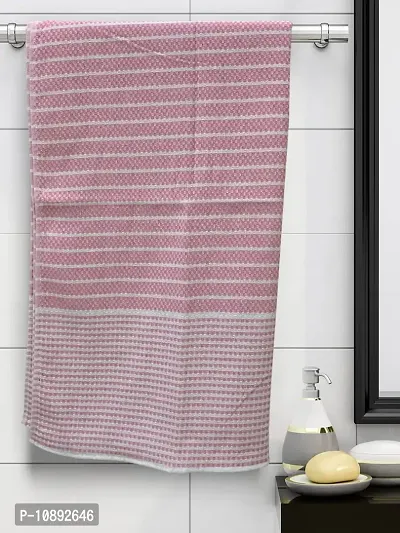 Athom Living Ecosaviour Premium Cotton Bath Towel Amor Pink (Pack of 2)-thumb2