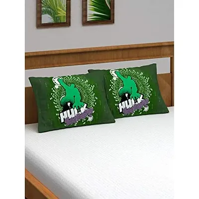 Marvel Hulk Green Kids Pillow Cover Pack of 2