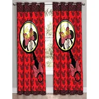Athom Living- Minnie Mouse- Kids- Door Curtain- Single Piece- 48""x88"" (4ftx7ft)-thumb2