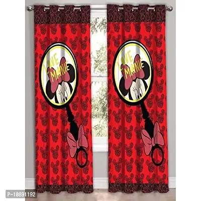 Athom Living- Minnie Mouse- Kids- Door Curtain- Single Piece- 48""x88"" (4ftx7ft)-thumb3