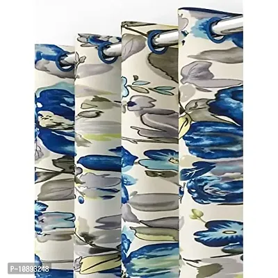 Athom Living Eazy Home Premium Polyester Designer Floral Door Curtain 7ft Pack of 1- EZ-011- DC1-thumb2