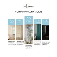 Athom Living Eazy Home Premium Polyester Designer Floral Door Curtain 7ft Pack of 2- EZ-002- DC1- C2-thumb3