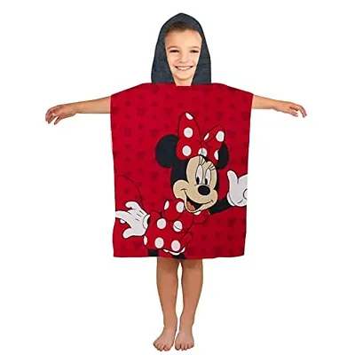 Athom Trendz Minnie in Red Kids Hooded Bath Towel Poncho 55x110 cm