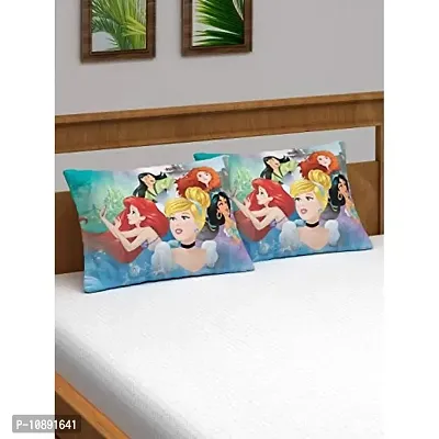 Disney Athom Living Princess Kids Pillow Cover Pack of 2-thumb0