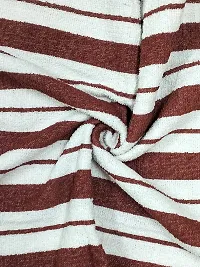 Athom Trendz Ecosaviour Striped Cotton Bath Towel 70x140 cm Multicolour Pack of Four-thumb2