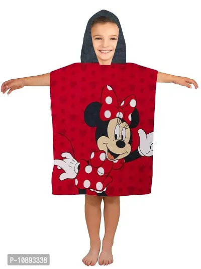 Athom Trendz Minnie in Red Kids Hooded Bath Towel Poncho 55x110 cm-thumb0