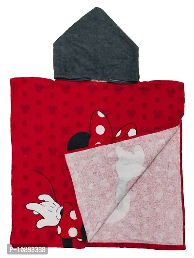 Athom Trendz Minnie in Red Kids Hooded Bath Towel Poncho 55x110 cm-thumb5