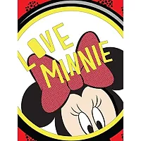 Athom Living- Minnie Mouse- Kids- Door Curtain- Single Piece- 48""x88"" (4ftx7ft)-thumb1