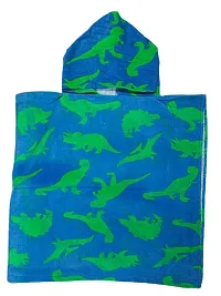 Athom Trendz Dinosaurs Kids Hooded Bath Towel Poncho 60x120 cm-thumb2