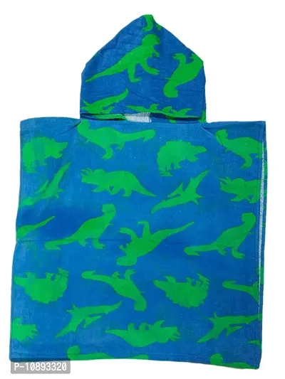 Athom Trendz Dinosaurs Kids Hooded Bath Towel Poncho 60x120 cm-thumb3