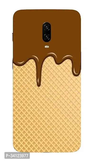 LETAPS Designer Back Case Cover for One Plus 6T Chocolate Wall