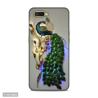 Print Galiara| 3D Designer HardCase Cover for Oppo A7 | Beautiful Peacock Pattern |