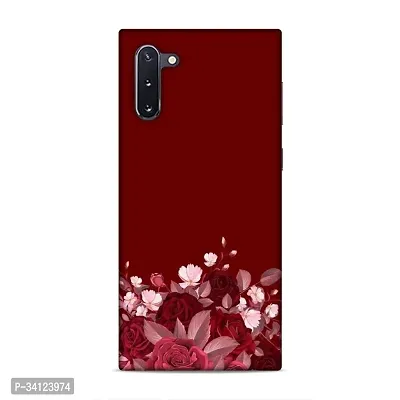 Print Galiara| 3D Designer HardCase Cover for Samsung Galaxy Note 10 | Flower Pattern with Red Wall |-thumb0