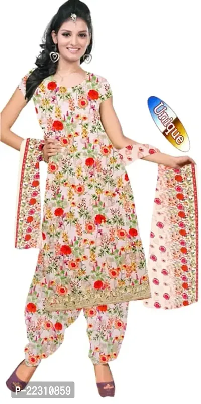 Elegant Georgette Dress Material With Dupatta For Women