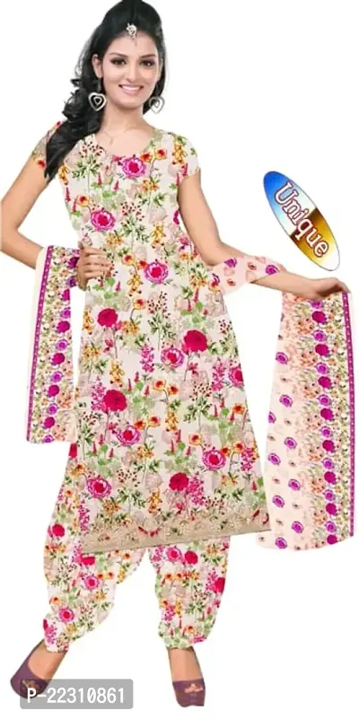 Elegant Georgette Dress Material With Dupatta For Women
