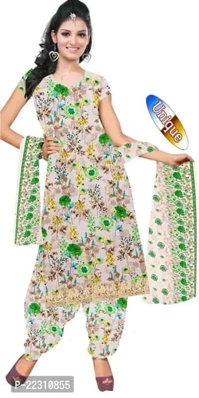 Elegant Georgette Dress Material With Dupatta For Women-thumb0