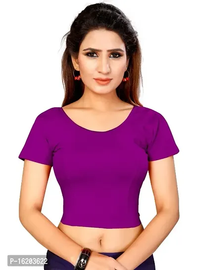 Fancy Cotton Lycra Blouses For Women-thumb0