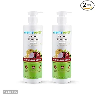 Mamaearth Onion Shampoo Pack of 2 (400ml)-thumb0