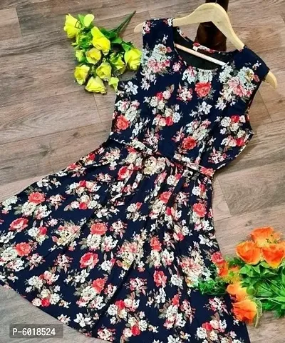 Women Floral Printed Fit and Flared Dress