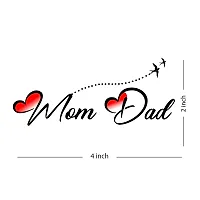 Komstec Mom Dad And Heart Tattoo Temporary Tattoo Stickers For Male And Female Fake Tattoo Waterproof Tattoo body Artq-thumb2