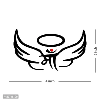 Komstec Maa With Wings Tattoo Temporary Tattoo Stickers For Male And Female Fake Tattoo Waterproof Tattoo body Art-thumb2