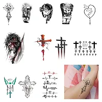 Komstec Jesus Christ Temporary Como Tattoo Sticker For Male And Female Tattoo-thumb3