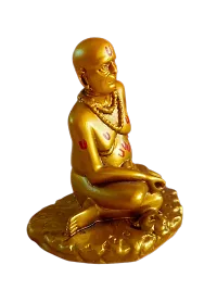 Swami Samarth Idol Statue Gold Color-thumb3