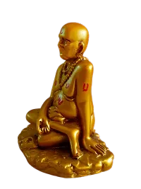 Swami Samarth Idol Statue Gold Color-thumb1